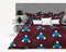 COCO KING 100% COTTON 160 TC KINGSIZE BEDSHEET WITH 2 PILLOW COVERS-8A